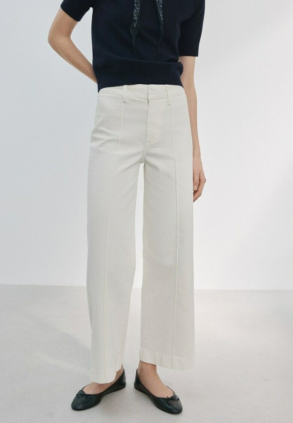 Mango Wide Leg - white