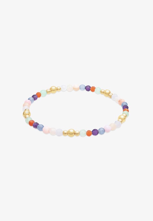 s.Oliver COLORFUL BEADS - Bracelet - gold-coloured