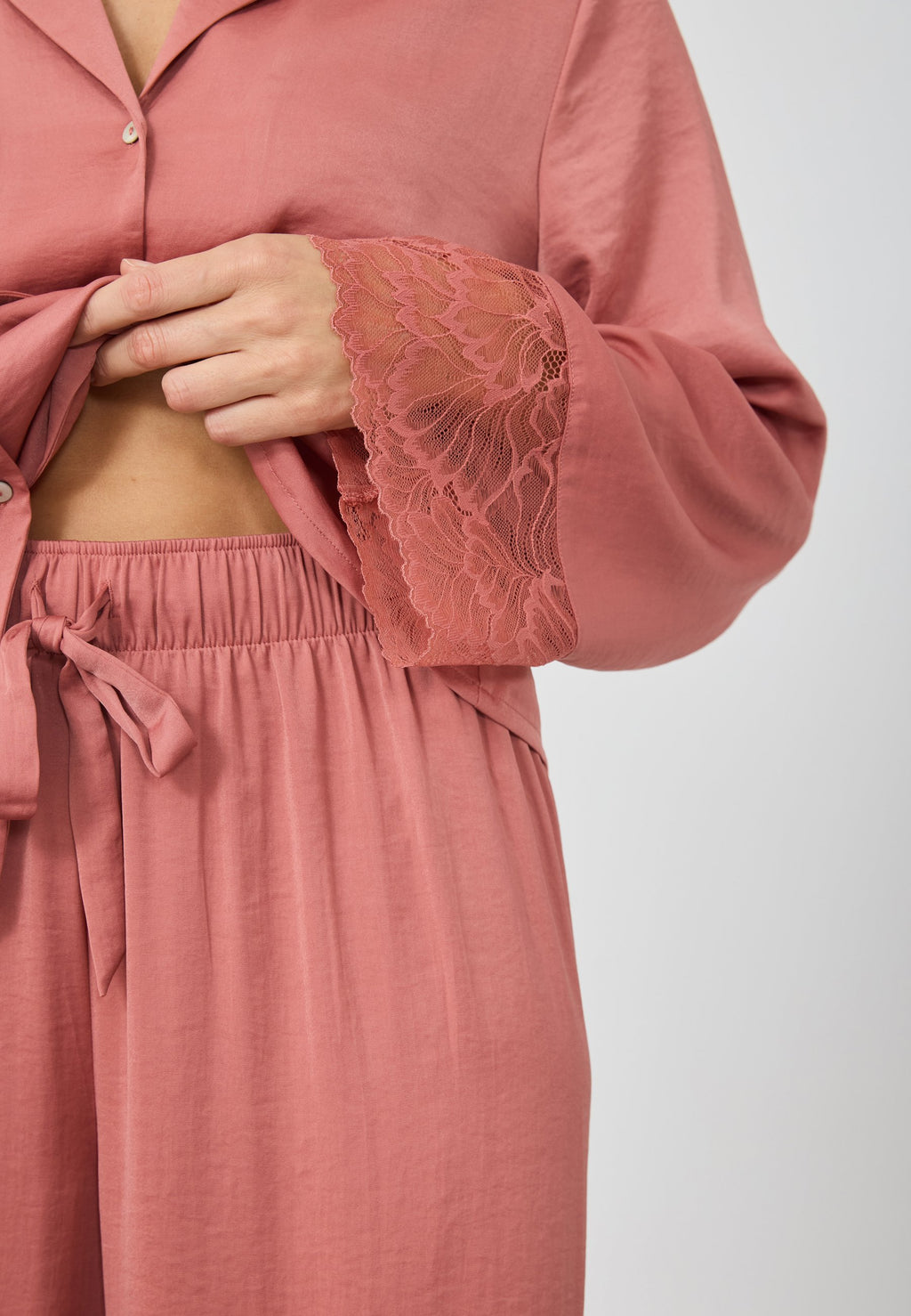 Anna Field SATIN STYLE WITH LACE CUFF DETAIL SET
