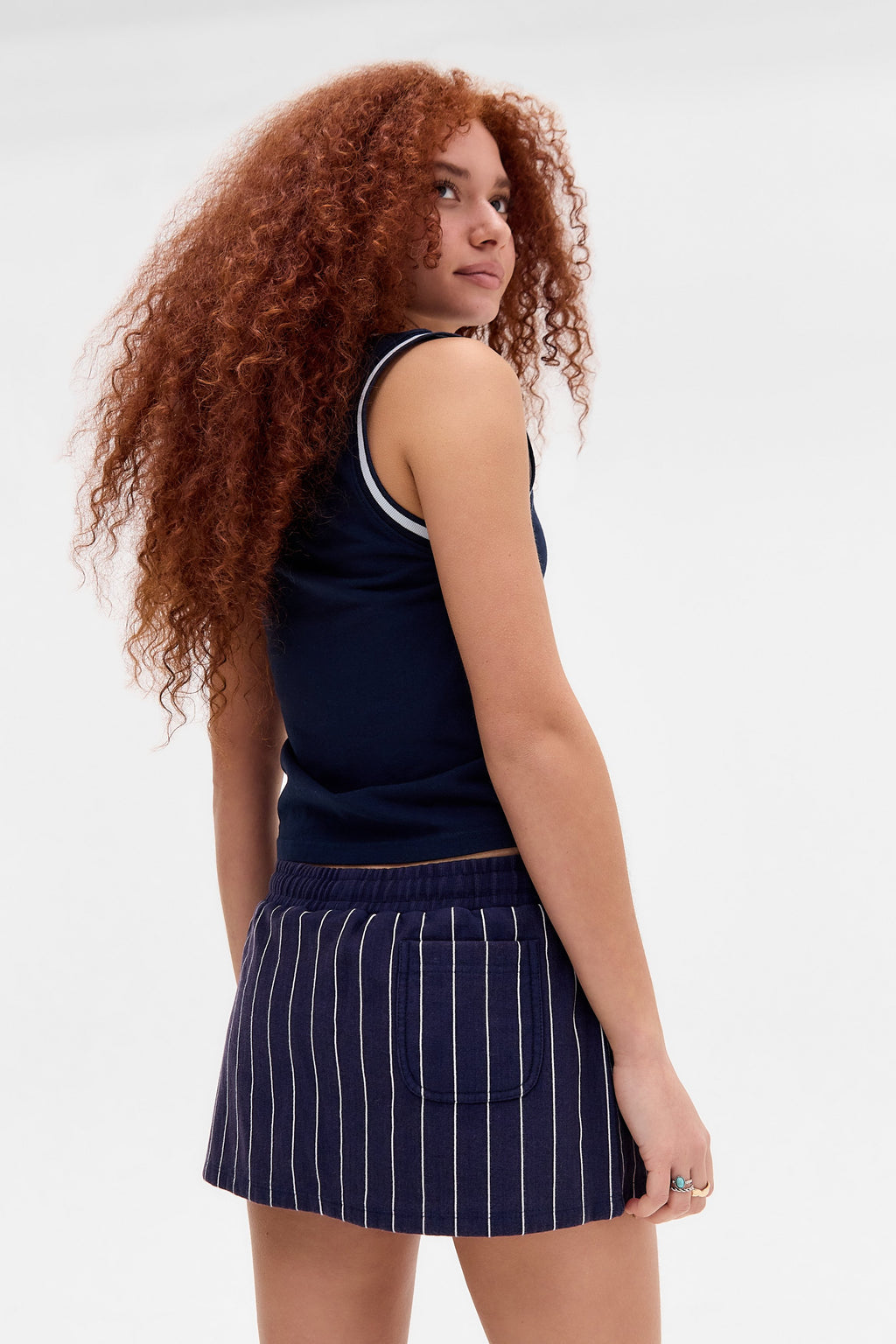 iets frans... PINSTRIPE SKIRT