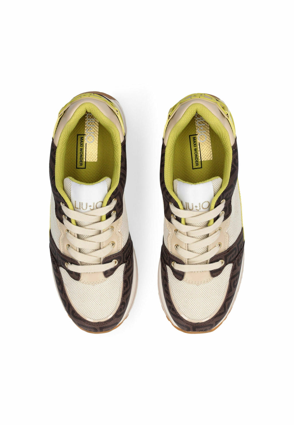 LIU JO SNEAKERS WITH MONOGRAM PRINT