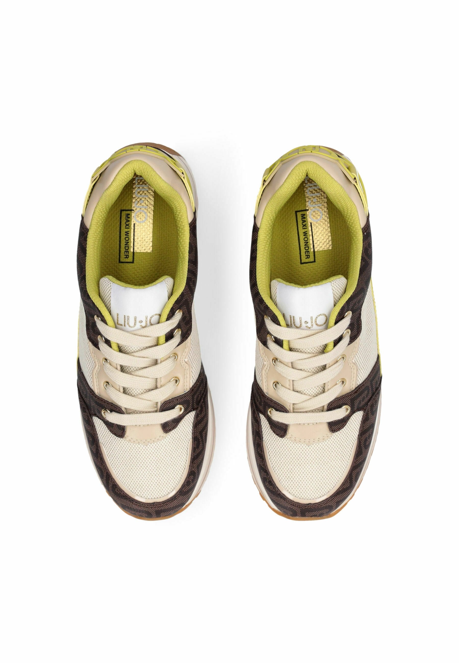 LIU JO SNEAKERS WITH MONOGRAM PRINT