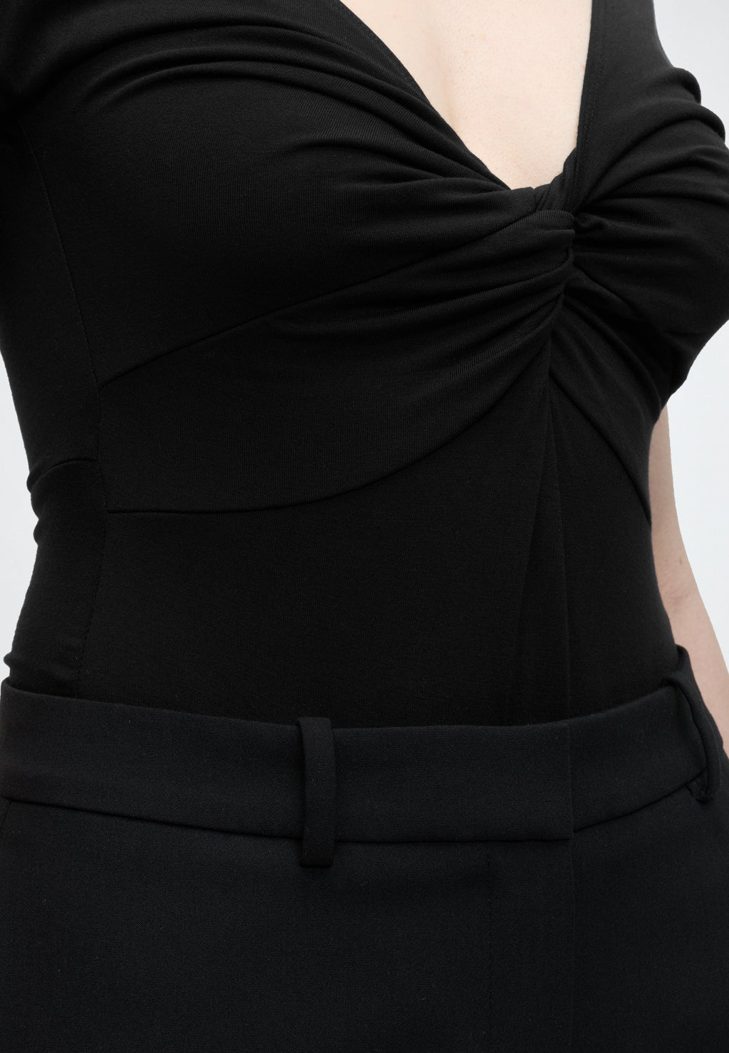 Good American TWIST FRONT BODYSUIT