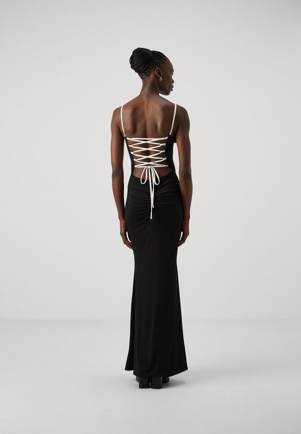 WAL G TALL MARY ROSE TIE MAXI