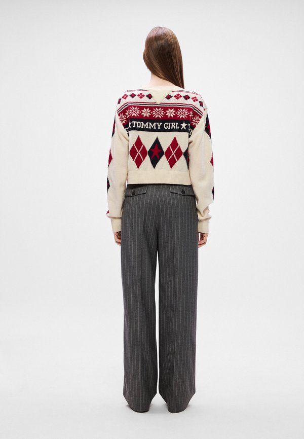 Tommy Jeans FAIR ISLE CREWNECK SWEATER