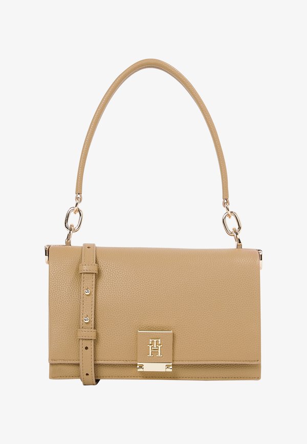 Tommy Hilfiger HER MED CROSSOVER - Handbag - safari canvas