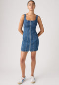 Levi's® SEAMED ZIP DRESS - Denim dress - she's so vague