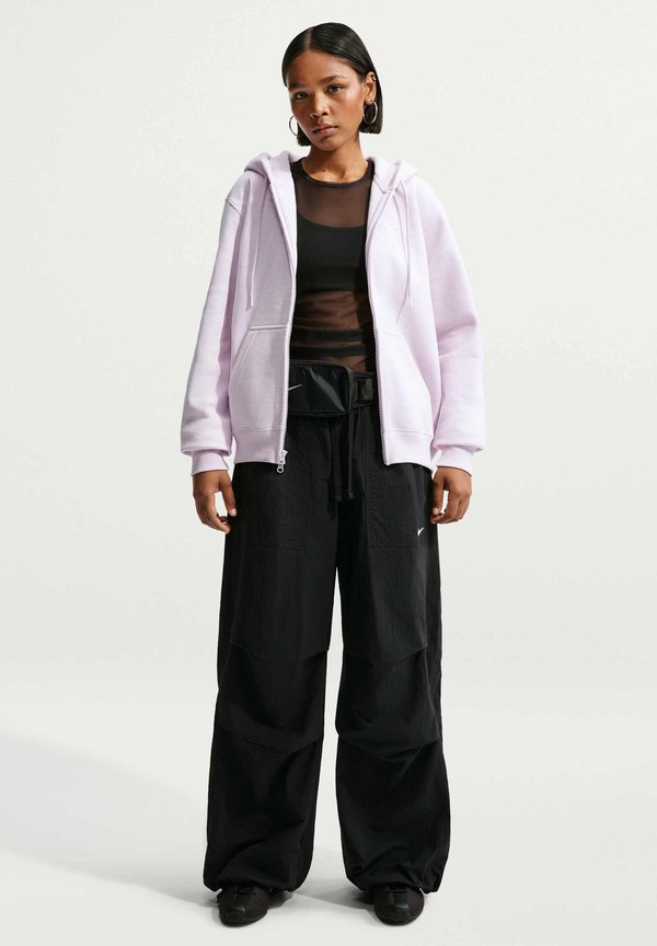 Nike Sportswear W NK STDO FLC MW STD FZ HDY - Zip-up sweatshirt - bleached lilac sail
