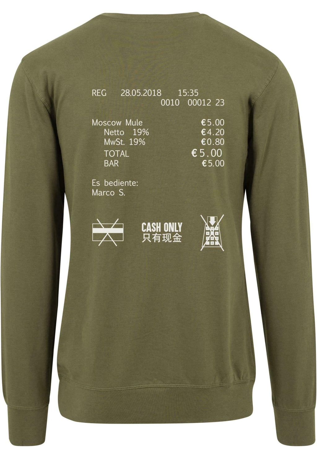 Mister Tee CASH ONLY CREWNECK