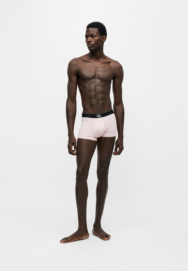 Calvin Klein Underwear GRAPHIC MONOGRAM 3 PACK - Trunks - black/harbor mist/hawaii orchid