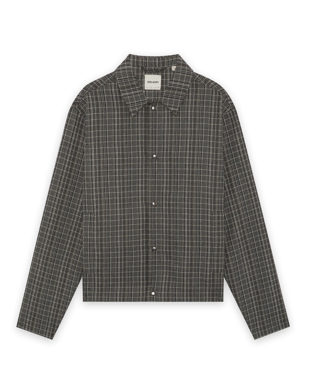 Lyle & Scott MULTI WEAVE COLLARED JACKET