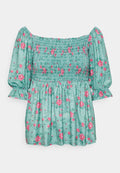 IN THE STYLE JOSSA SHIRRED BUST PUFF SLEEVE