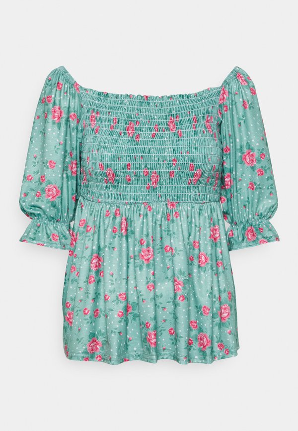 IN THE STYLE JOSSA SHIRRED BUST PUFF SLEEVE