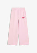 Bershka WIDE  - Tracksuit bottoms - light pink