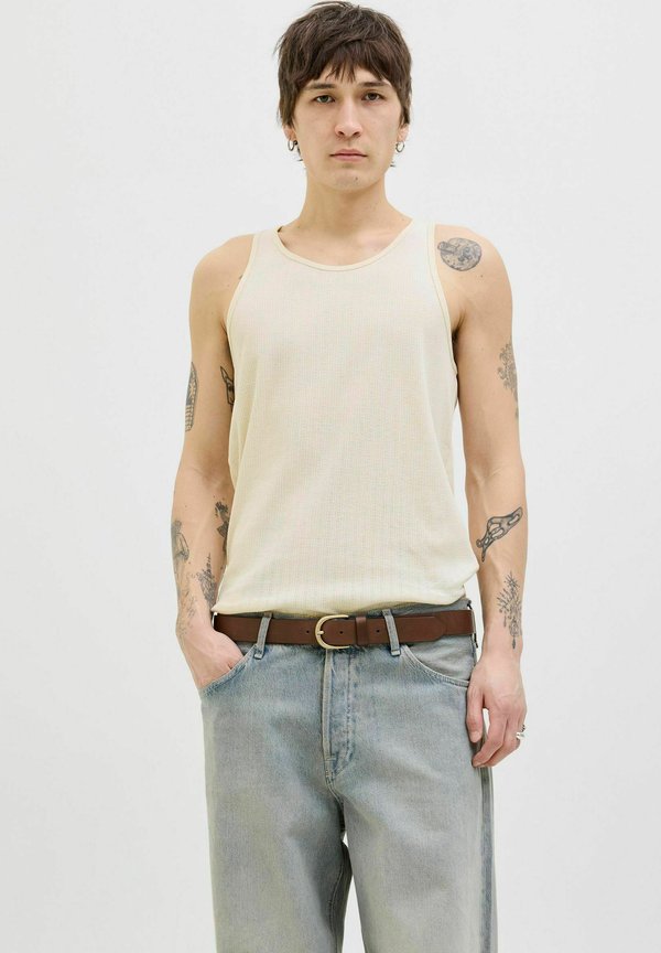 Jack & Jones Tank Plain Tank - Basic T-shirt - antique white