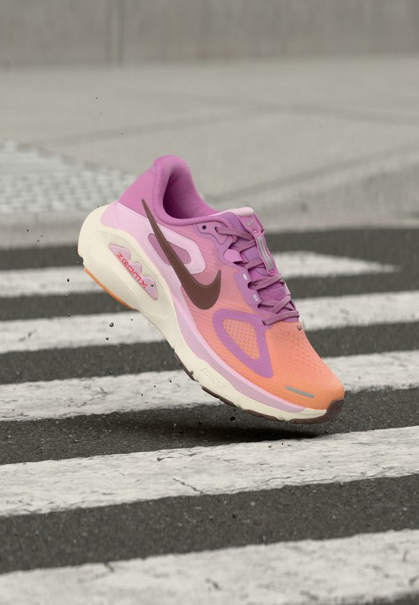 Nike Performance STRUCTURE PLUS - Road running shoes - light magenta/tattoo/orange pulse/pink foam/chalk/light crimson
