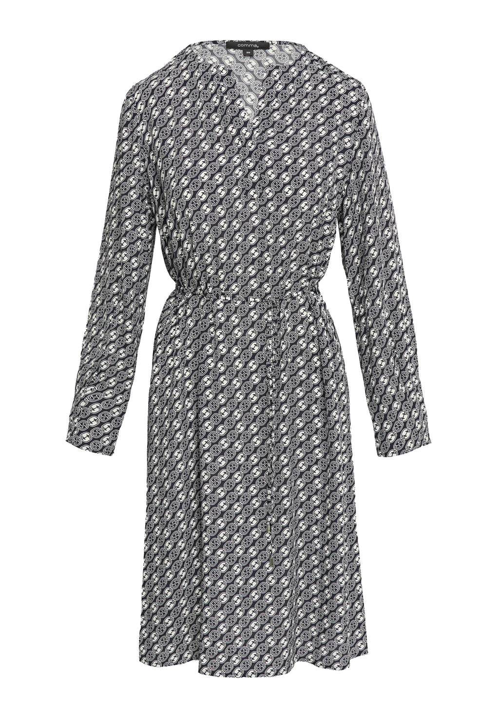 comma CRÊPE MIT ALL OVER PRINT