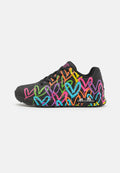 Skechers UNO - Trainers - black /multi-coloured
