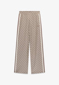 Guess 4G JACQUARD STRAIGHT LEG PANTS - Tracksuit bottoms - mehrfarbig braun