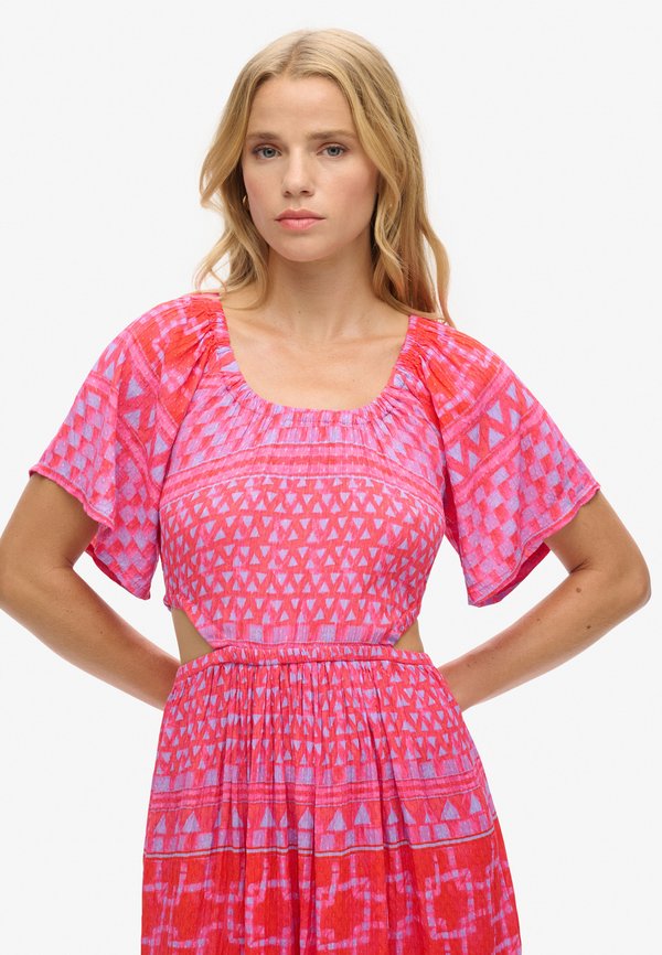Superdry & Co PRINTED CUT OUT MIDI