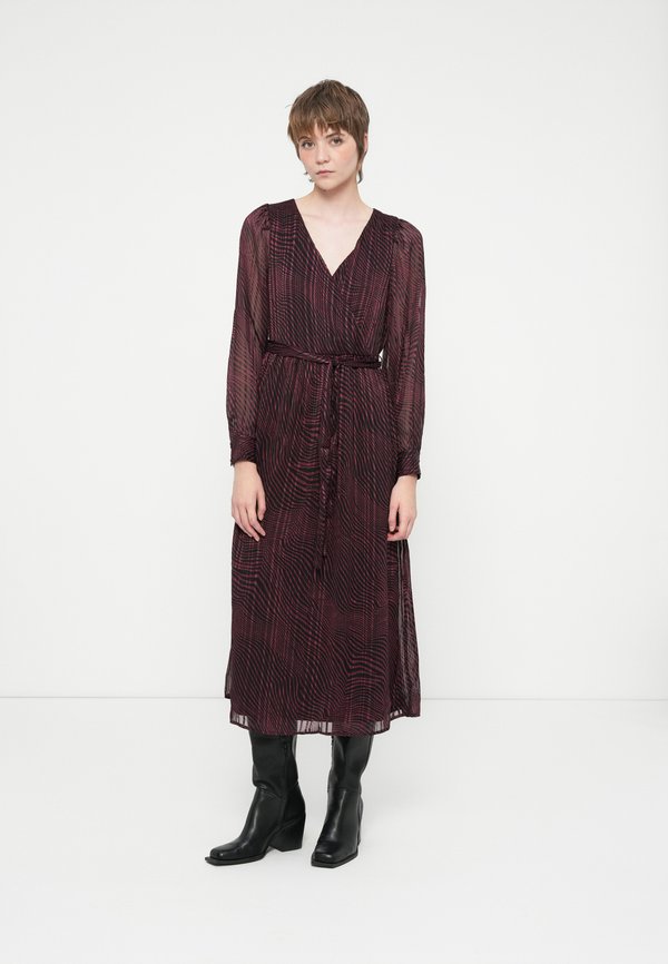 Vero Moda VMGEBRA GEDNA DRESS - Day dress - winetasting