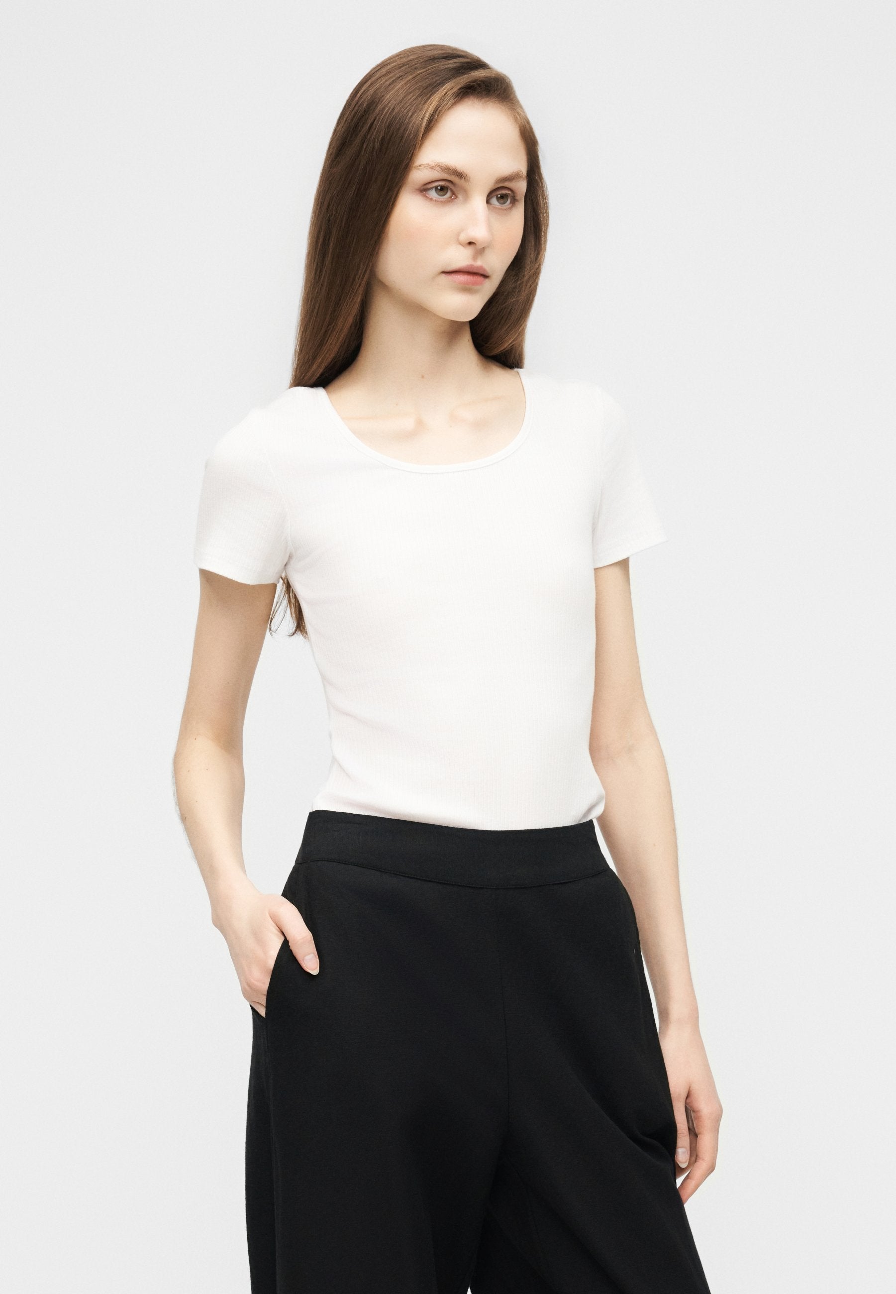 VILA VIPOLLI EMBROIDERED PANTS