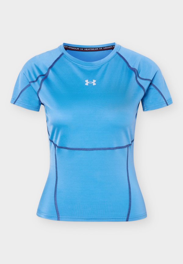 Under Armour HEATGEAR ELITE - Sports T-shirt - aegean blue