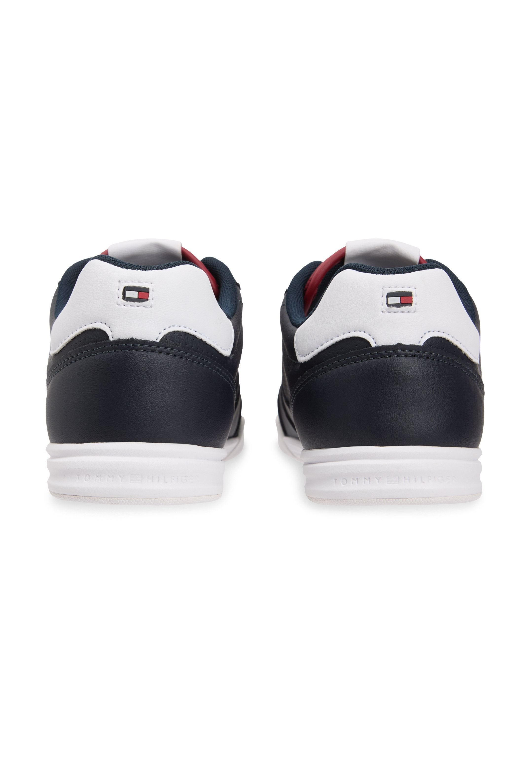 CONTRAST HEEL TRAINERS WITH LEATHER Media 3
