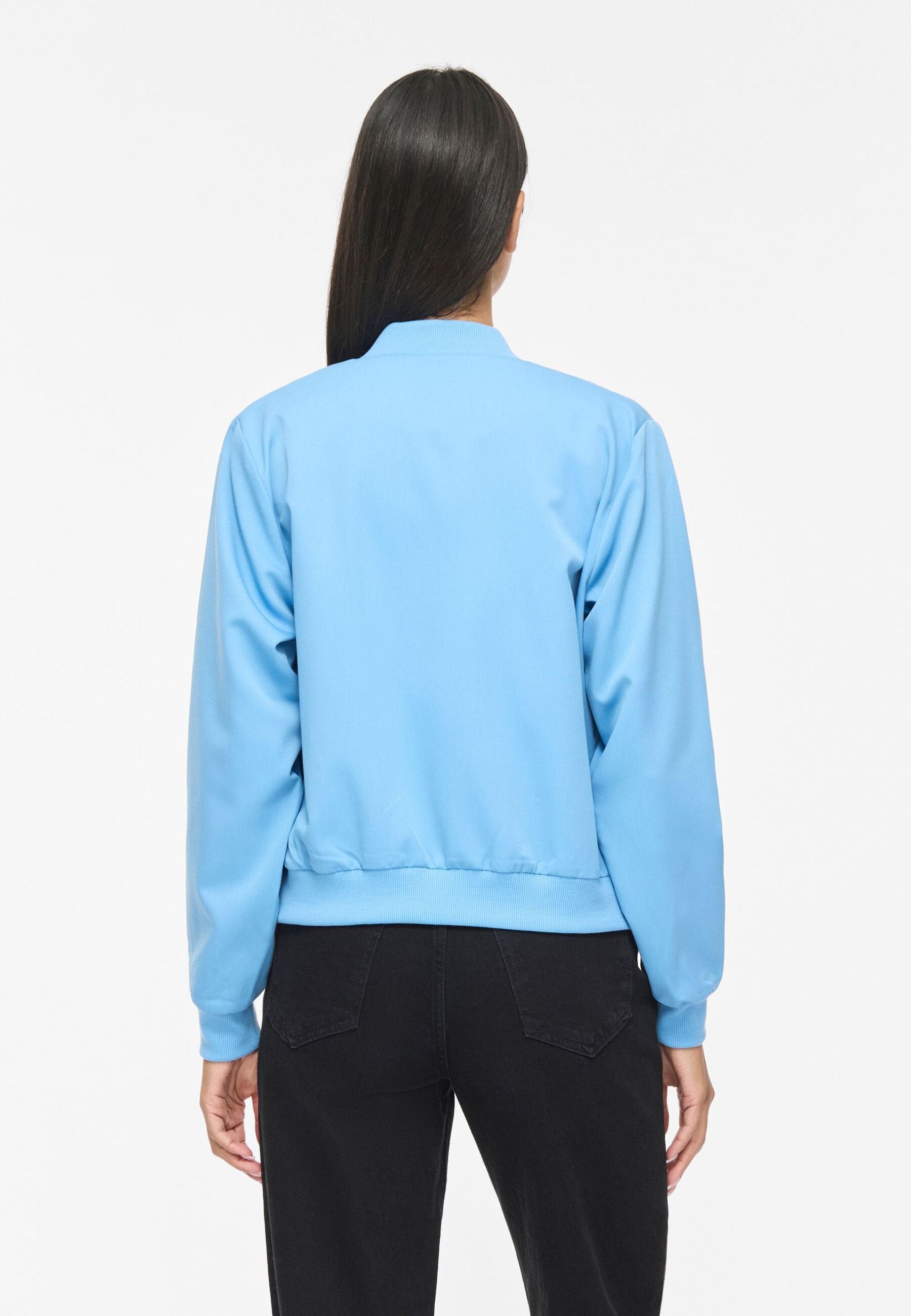 VILA bomber VIBUBBLE Zipper