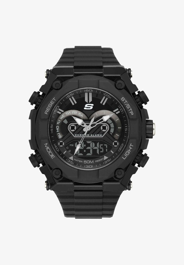 Skechers TRADITIONAL EL SEGUNDO - Digital watch - black