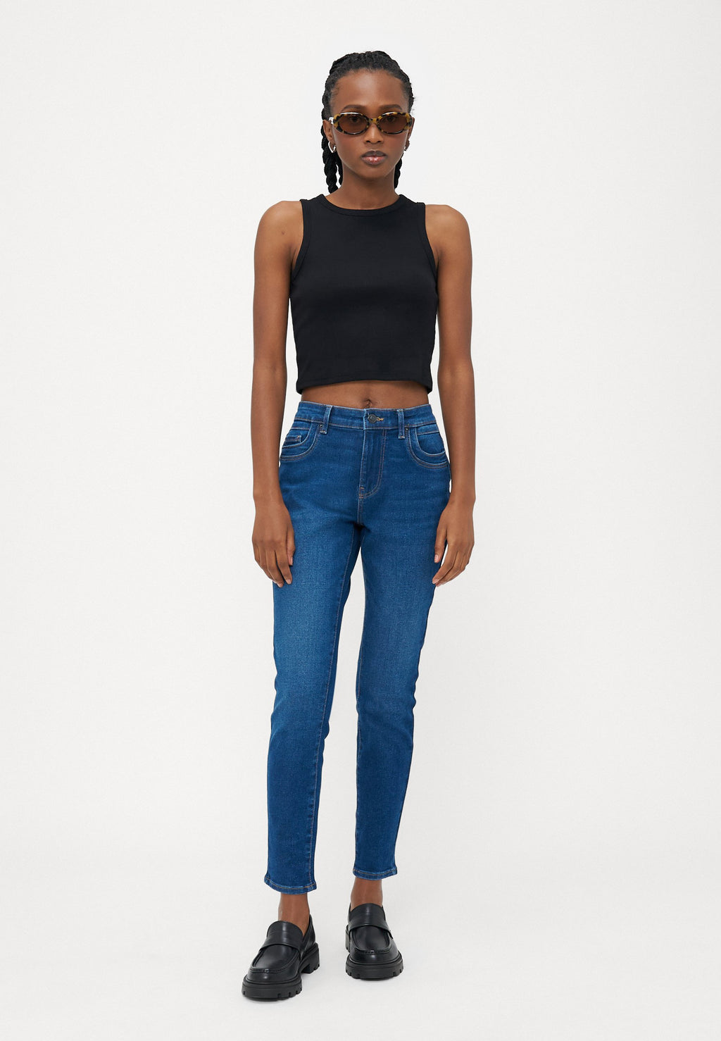 Skinny fit ONLANE Mid waist Media 2