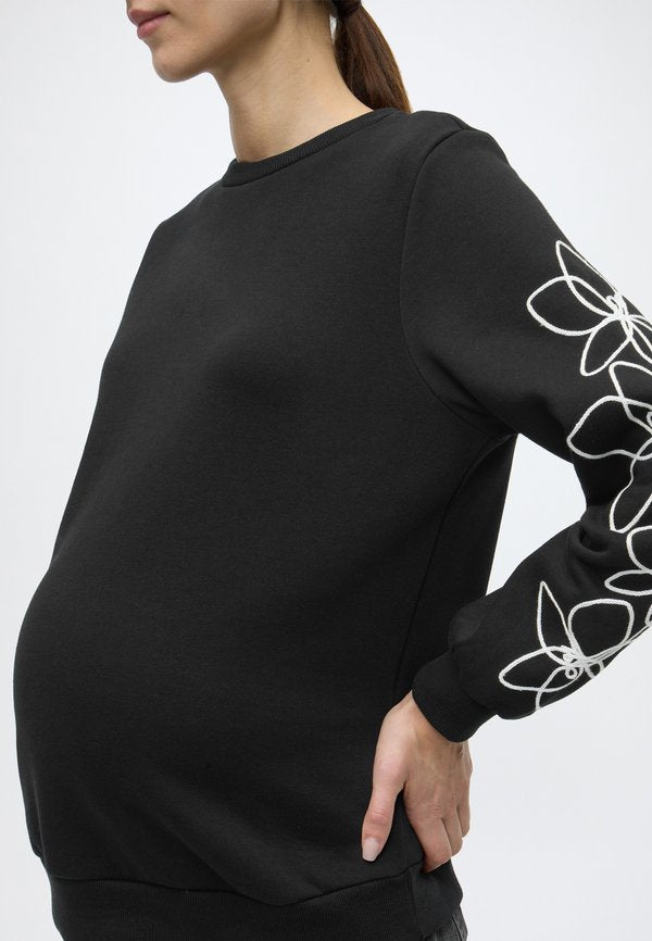 Anna Field MAMA ROPE CHAIN SLEEVE DETAIL FLOWER CREW