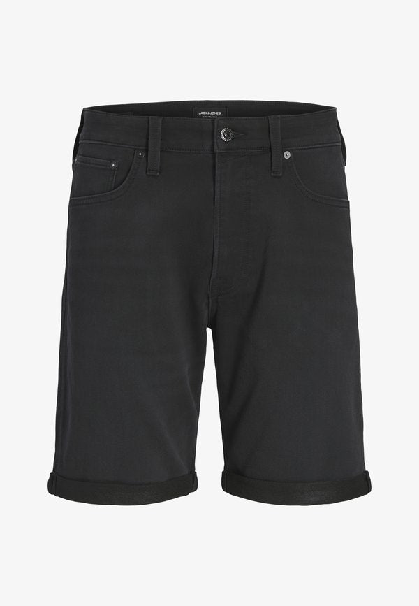 Jack & Jones RICK ICON  - Denim shorts - black denim