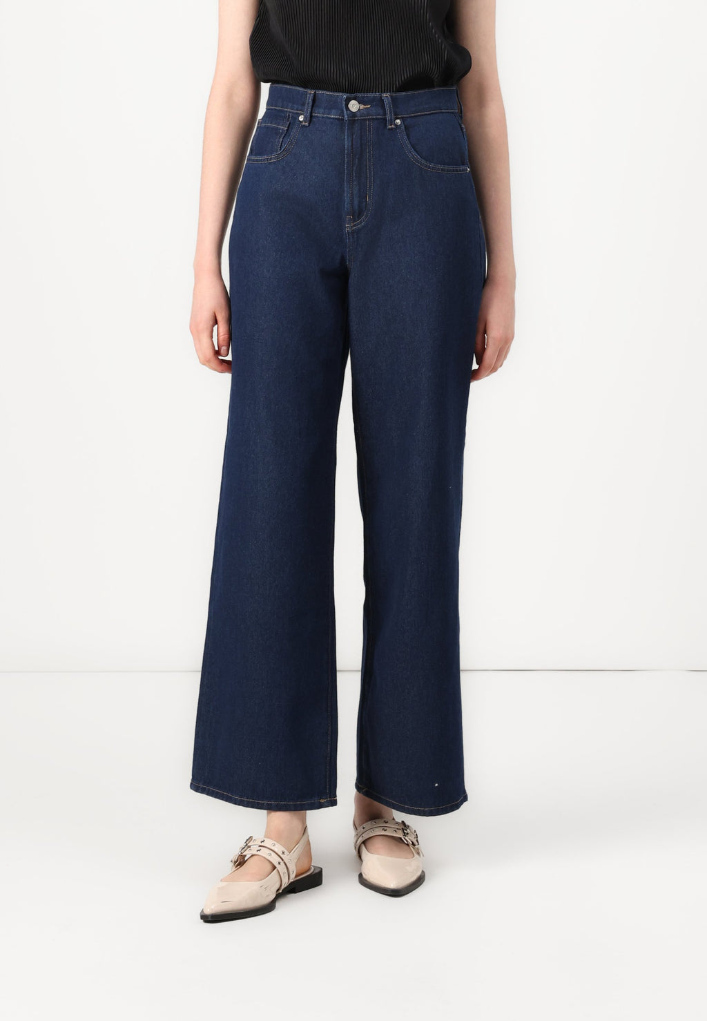 Wide-fit ONLHOPE High waist Wide Leg Fit Media 3