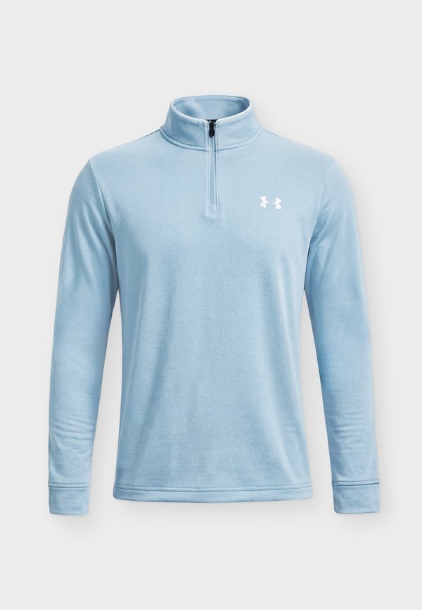 Under Armour MATCHPLAY ZIP - Fleece jumper - blue wind/white