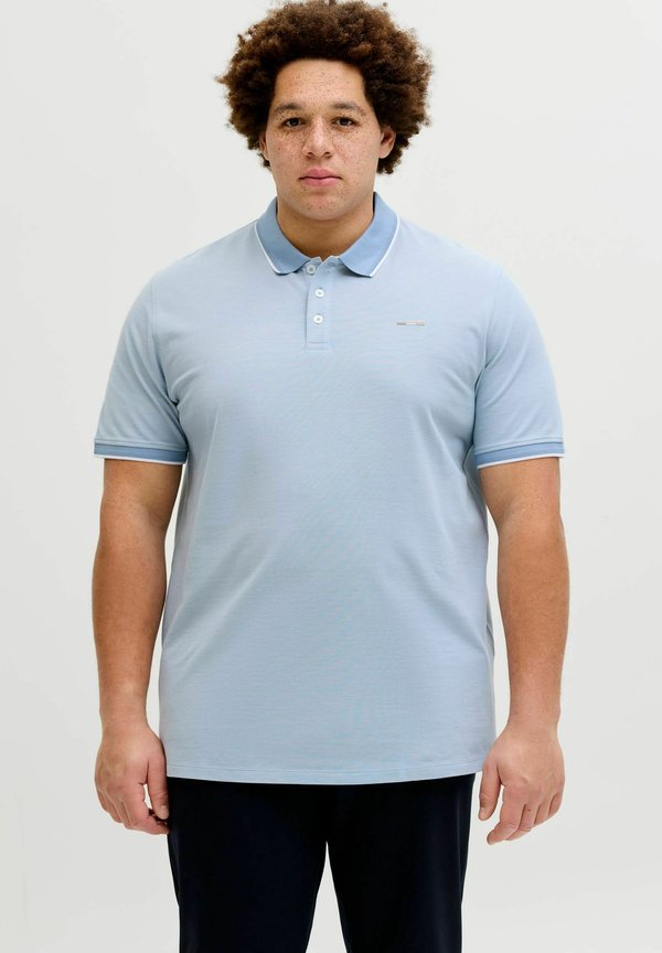 Jack & Jones POLOSHIRT PLUS SIZE POLOSHIRT - Polo shirt - ashley blue