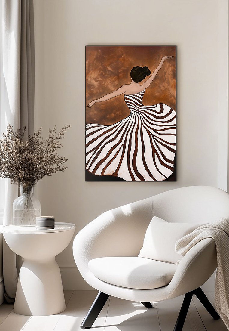 Orange Wallz DANCING LADY