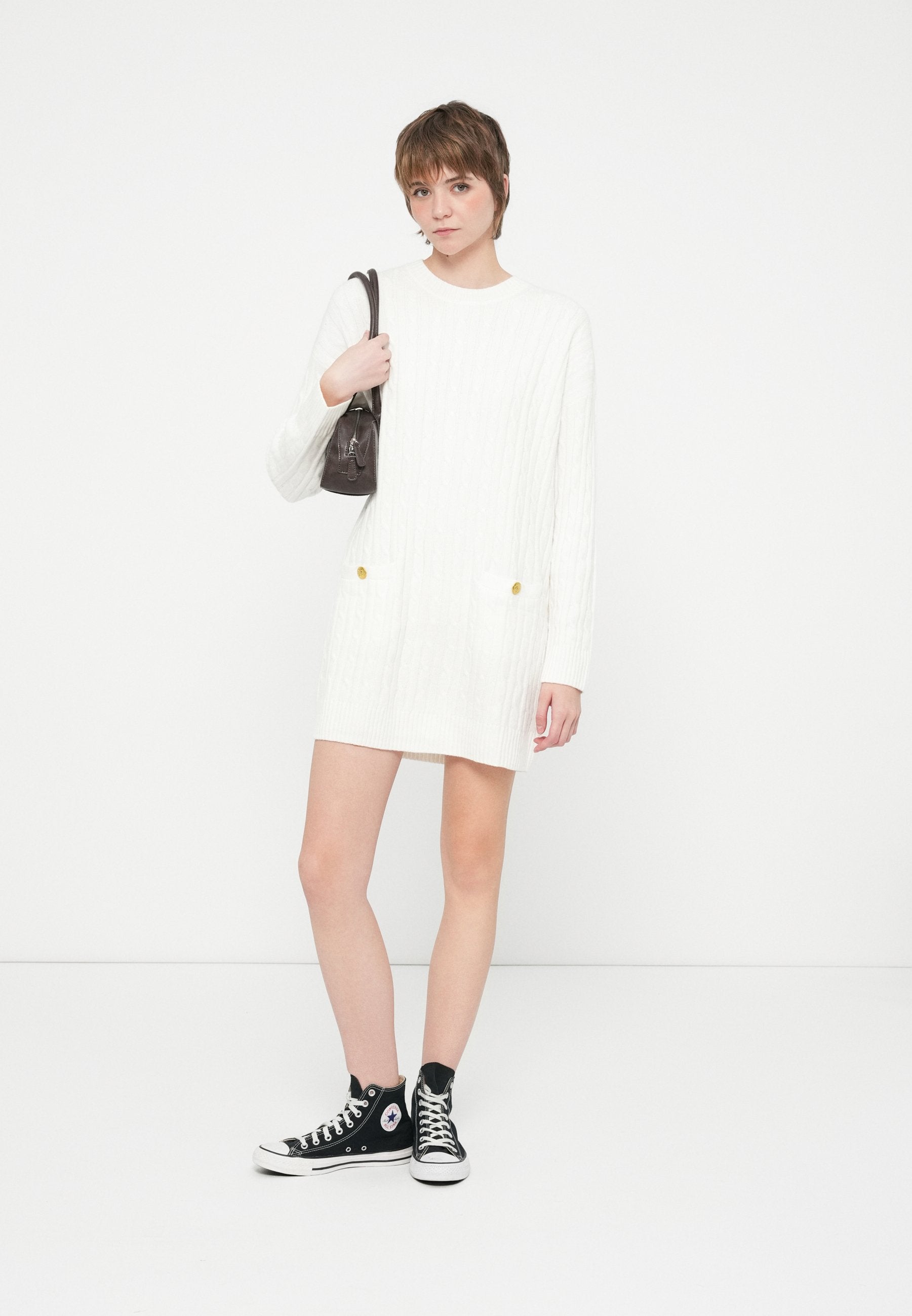 GAP CREWNECK MINI DRESS
