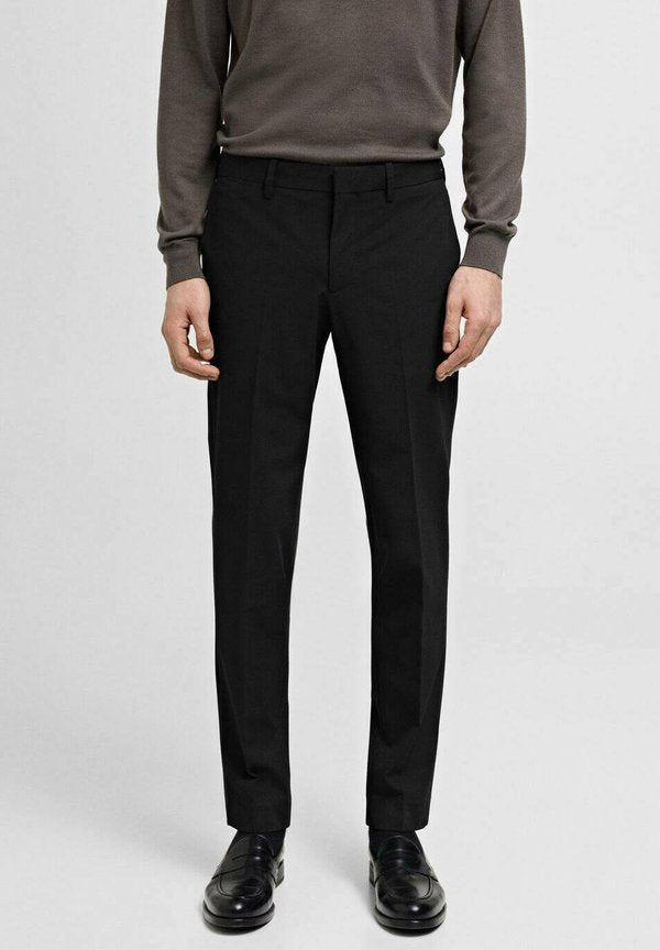 Mango STRETCH SUPER SLIM-FIT  - Suit trousers - black