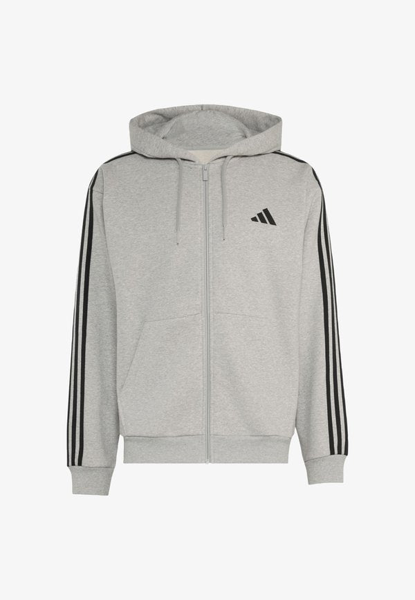 adidas Sportswear Zip-up sweatshirt - medium grey/heather white
