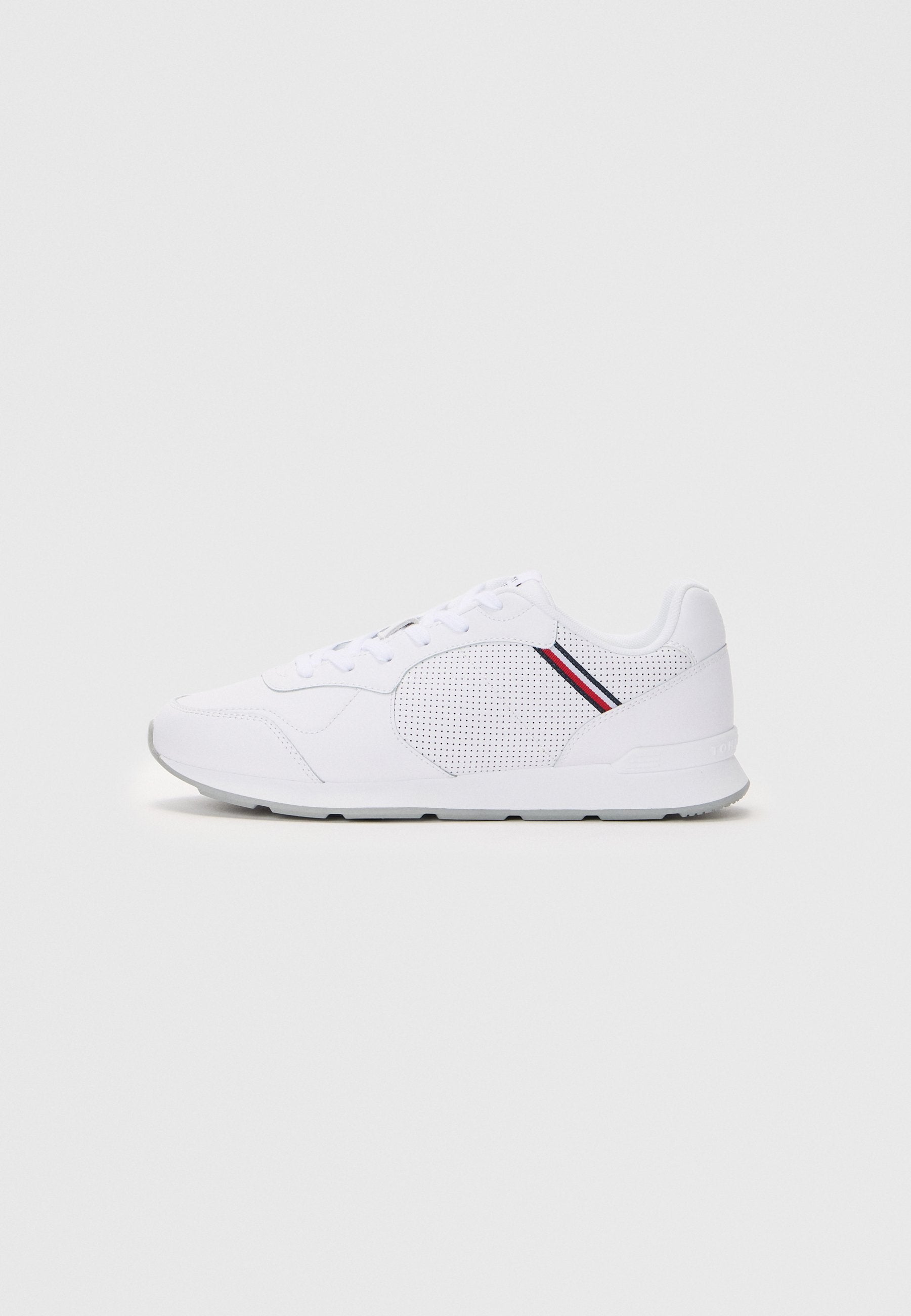 Tommy Hilfiger SIGNATURE TAPE TRAINERS WITH LEATHER