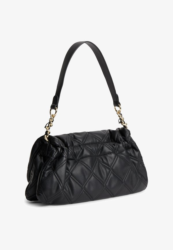 Tommy Hilfiger FEMININE SHOULDER - Handbag - black