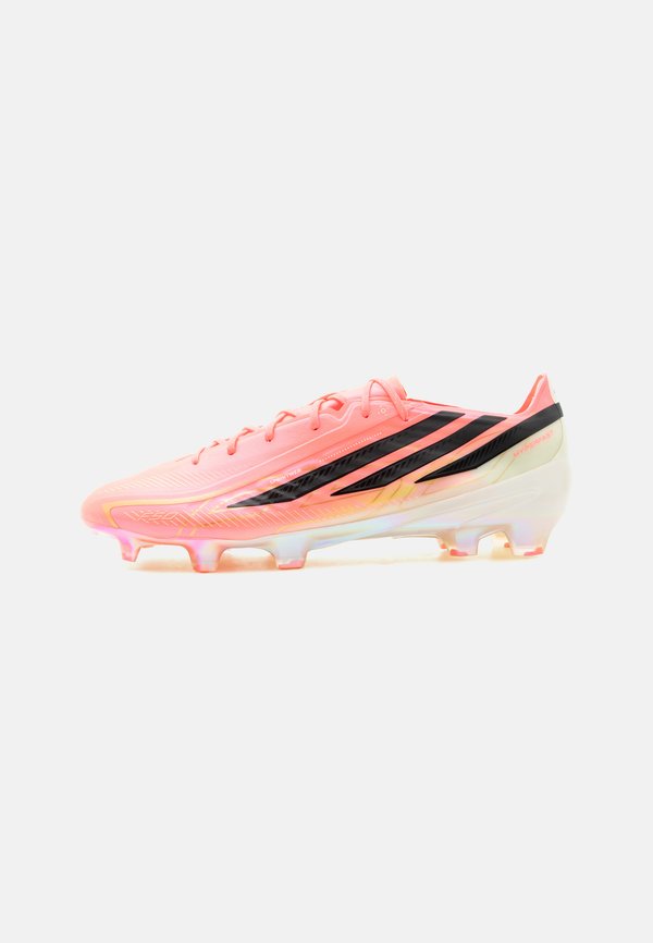 adidas Performance F50 HYPERFAST ELITE FIRM GROUND UNISEX - Firm-ground football boots - solar turbo/core black/gold-coloured metallic