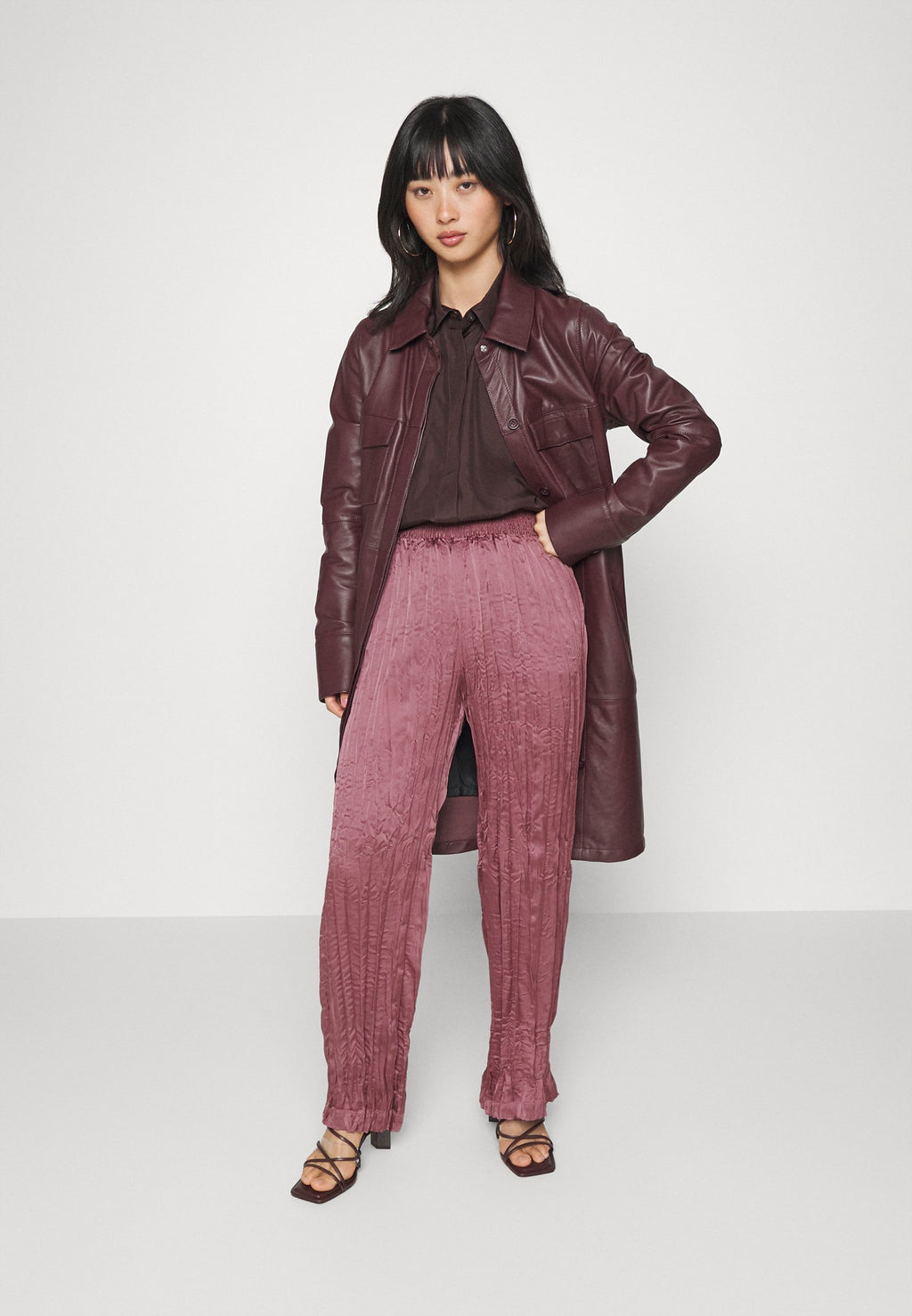 Gina Tricot Petite EBONY TROUSERS