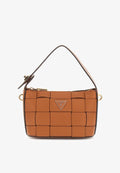 Guess HOBO MAYLEE - Handbag - karamell