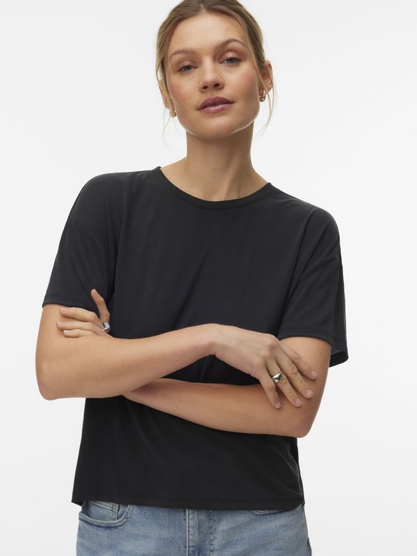 Vero Moda VMFILLI TEE - Basic T-shirt - black