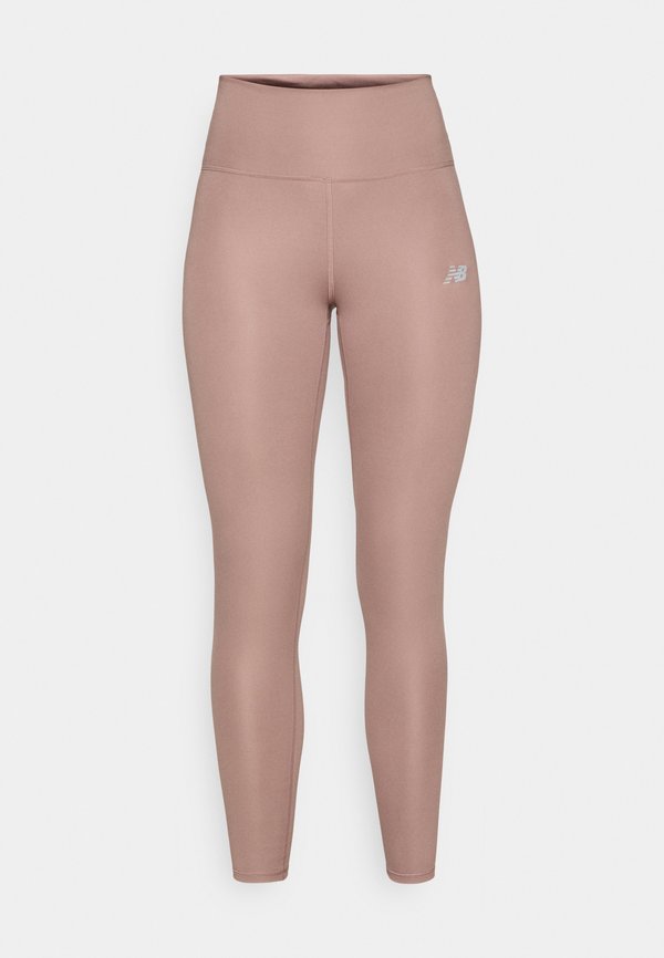 New Balance HARMONY HIGH RISE - Leggings - earth shadow