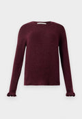 Selected Wool Blend Ruffled Sleeve