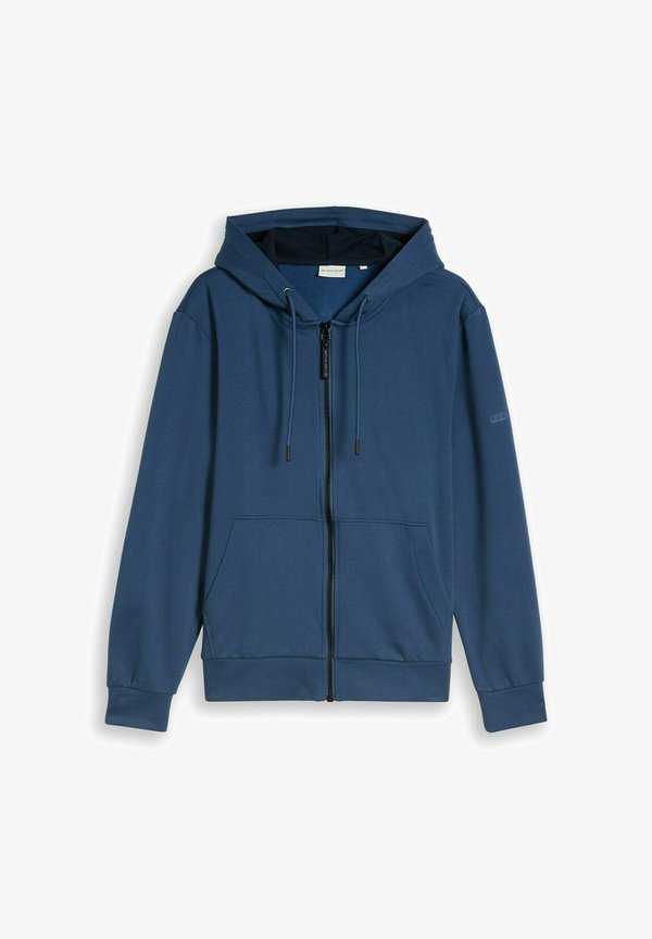 TOM TAILOR TOM TAILOR JACKE KAPUZENSWEATJACKE - Zip-up sweatshirt - dark duck blue