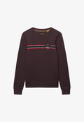 Superdry & Co SUPERDRY OUTDOOR STRIPE LOGO RELAXED SWEATSHIRT.. - Sweatshirt - chocolate plum brown
